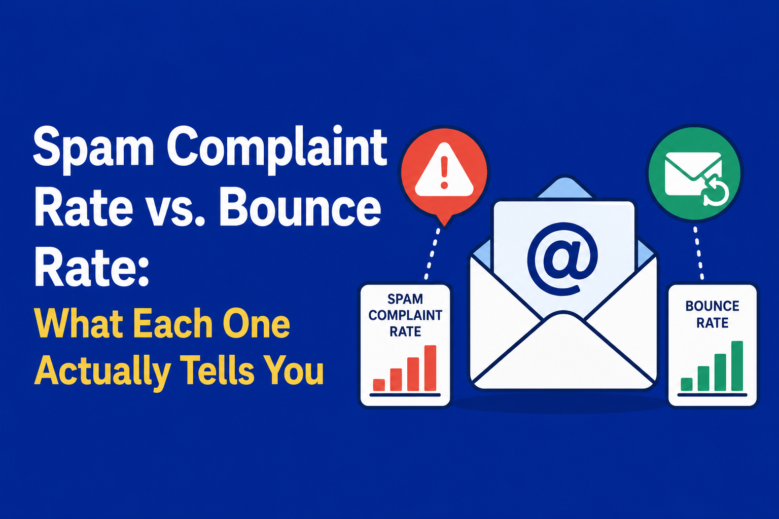 Spam Complaint Rate vs. Bounce Rate: What Each One Actually Tells You